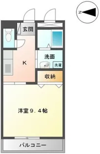 エクレセンス富士見【2階】の間取り