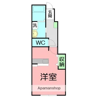 ジュネス広貴【1階】の間取り