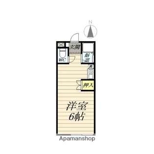 プチメゾン栢山【2階】の間取り