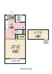 プランドール東町【2階】の間取り
