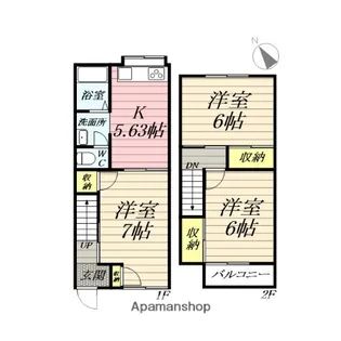 寿町セントラルハイツ【1階】の間取り