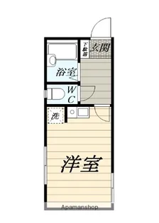 クンストハウス茅ヶ崎館【1階】の間取り