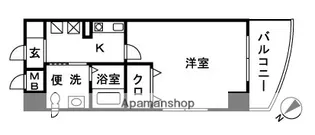 ルナスクエア【1階】の間取り