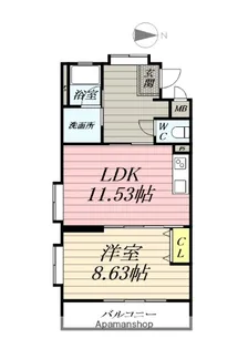 茅ヶ崎フェリックスコート長尾【4階】の間取り