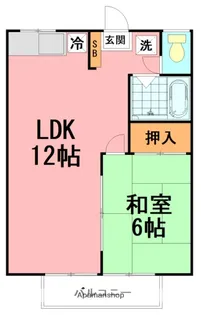 エステートピア湘南【1階】の間取り