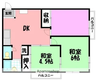 チェリーガーデン【1階】の間取り