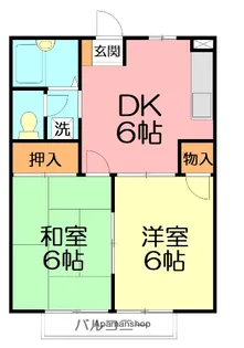 ハピア茅ヶ崎【203号室】の間取り
