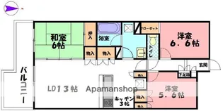 オーシャンレジデンス辻堂海浜公園【1階】の間取り