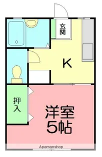 ふれあいタウンA棟【1階】の間取り