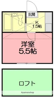 プラザドゥバイロンB【1階】の間取り