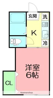 十間坂パレス【1階】の間取り