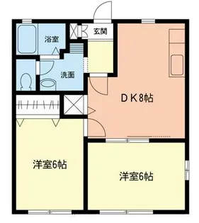 ジュネス湘南B【102号室】の間取り