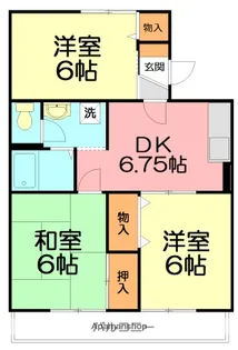ドミール湘南A【2階】の間取り