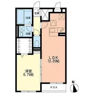 エスペランサ【1階】の間取り