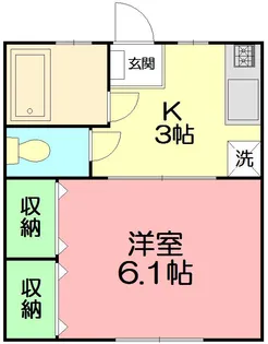 久保ハイツPⅡ【1階】の間取り