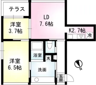 セゾンドルフ 椿【2階】の間取り