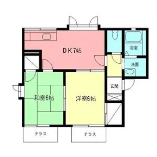 パストラルハイムA【1階】の間取り