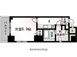 ラ・フォルテ鵠【6階】の間取り