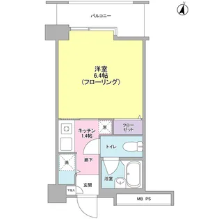 TERRA湘南台【6階】の間取り