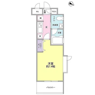 STYLE BE【5階】の間取り