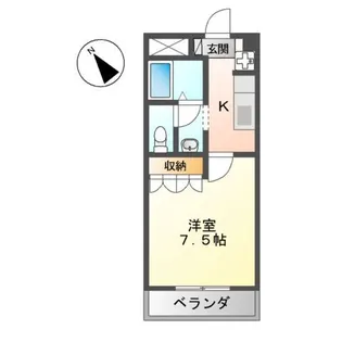 メゾン・トランタンヌーフ【2階】の間取り
