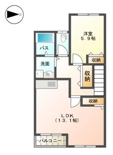 ポモドーロ【00202号室】の間取り