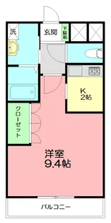 ゆうゆうハイム【2階】の間取り