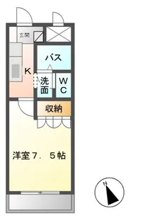 ディア・リリー【2階】の間取り