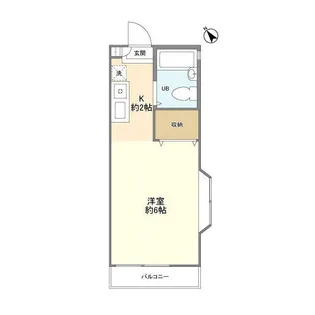 鵠沼フローラ【2階】の間取り