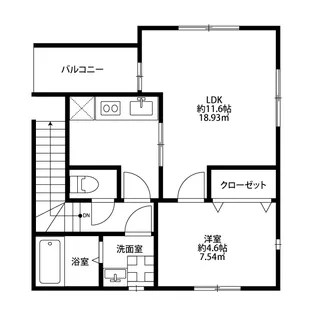 アスピリア シャテニエ【2階】の間取り