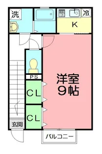 アムール 矢澤【2階】の間取り