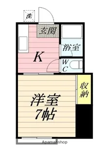 石井ハイツ【1階】の間取り