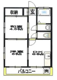 マンション萩が丘【3階】の間取り
