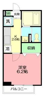DUALーREST【102号室号室】の間取り