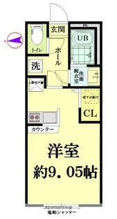 アジュール湘南【1階】の間取り