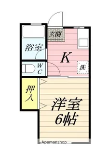 ハイツハーモニー【2階】の間取り