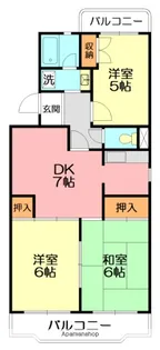 ハイツエントピア【2階】の間取り