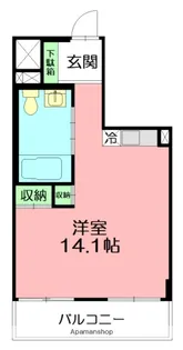 FUJISAWA INN&SUITES【4階】の間取り