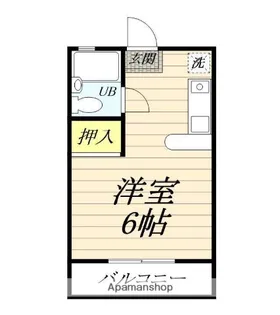 アーバンハイツ富士B【2階】の間取り