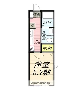 ヴィラクレール【1階】の間取り