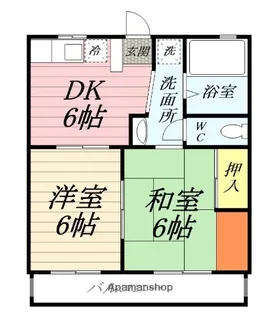 マンション瀬戸【1階】の間取り
