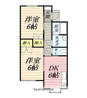 ベルデIZAWA【2階】の間取り