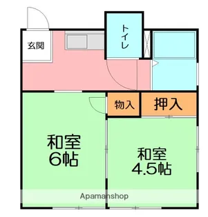トーコーハイツ【1階】の間取り