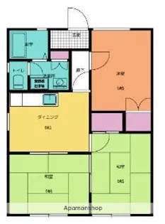 ハイツ吉野【2階】の間取り