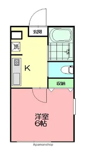 メゾンクオーレ【1階】の間取り
