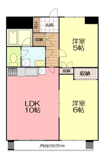 グレイスイセハラ【4階】の間取り