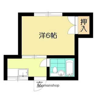 ヒルトップ東海【2階】の間取り