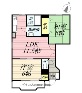 フレイジェⅠ【1階】の間取り