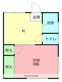 ハイツ望山荘【1階】の間取り