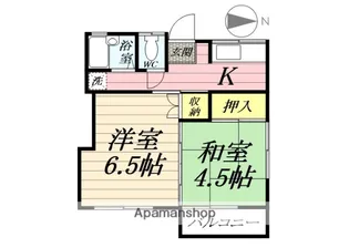 上和田荘【2階】の間取り